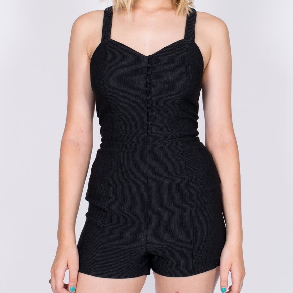 J.O.A Front Button Down Romper